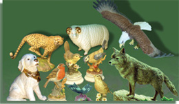 Fine Porcelain Animal Sculptures
